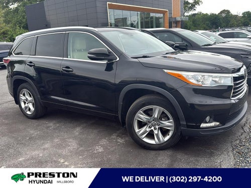 2016 Toyota Highlander Limited Platinum