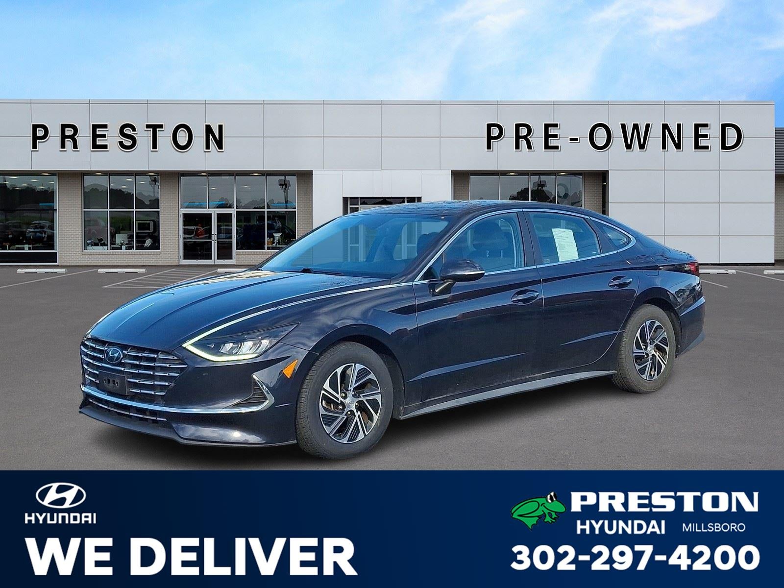 2021 Hyundai Sonata Hybrid Blue