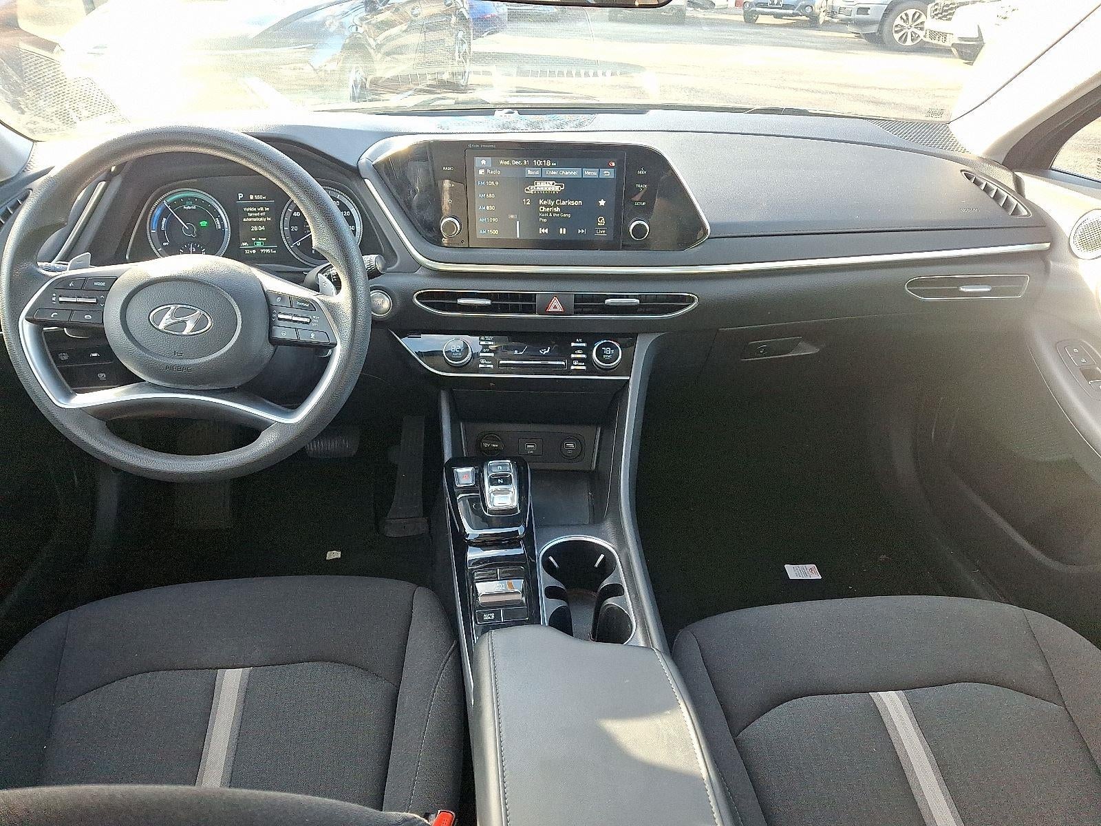 2021 Hyundai Sonata Hybrid Blue