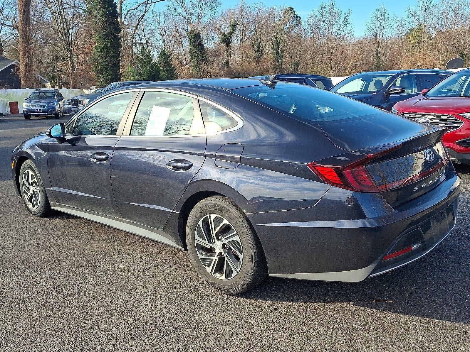 2021 Hyundai Sonata Hybrid Blue