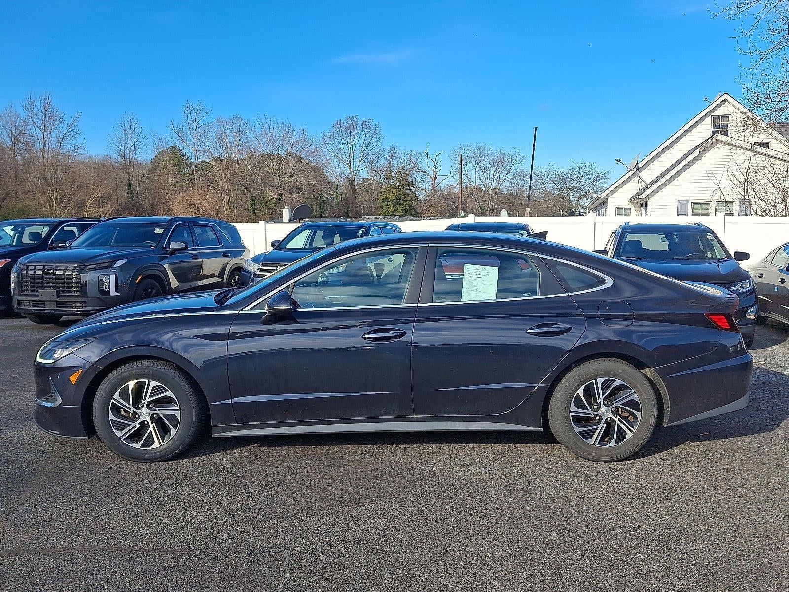 2021 Hyundai Sonata Hybrid Blue