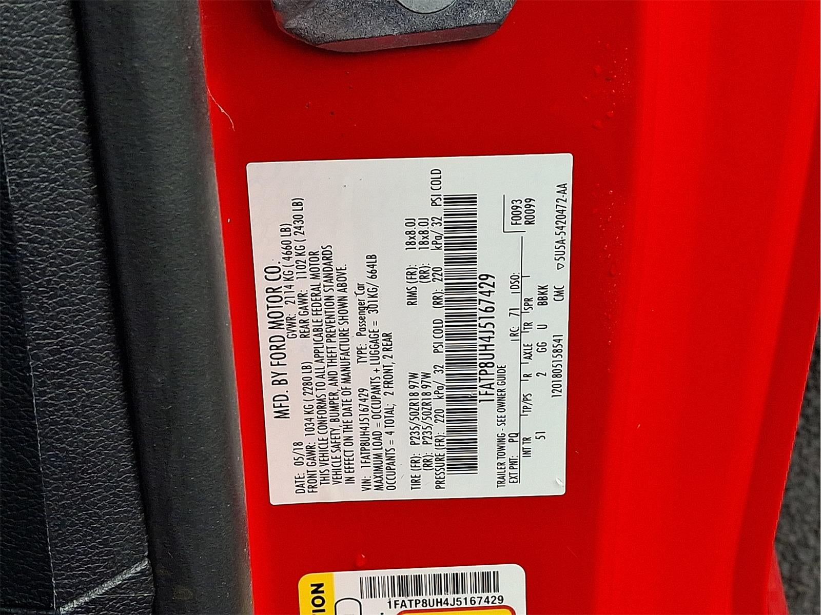 2018 Ford Mustang EcoBoost Premium