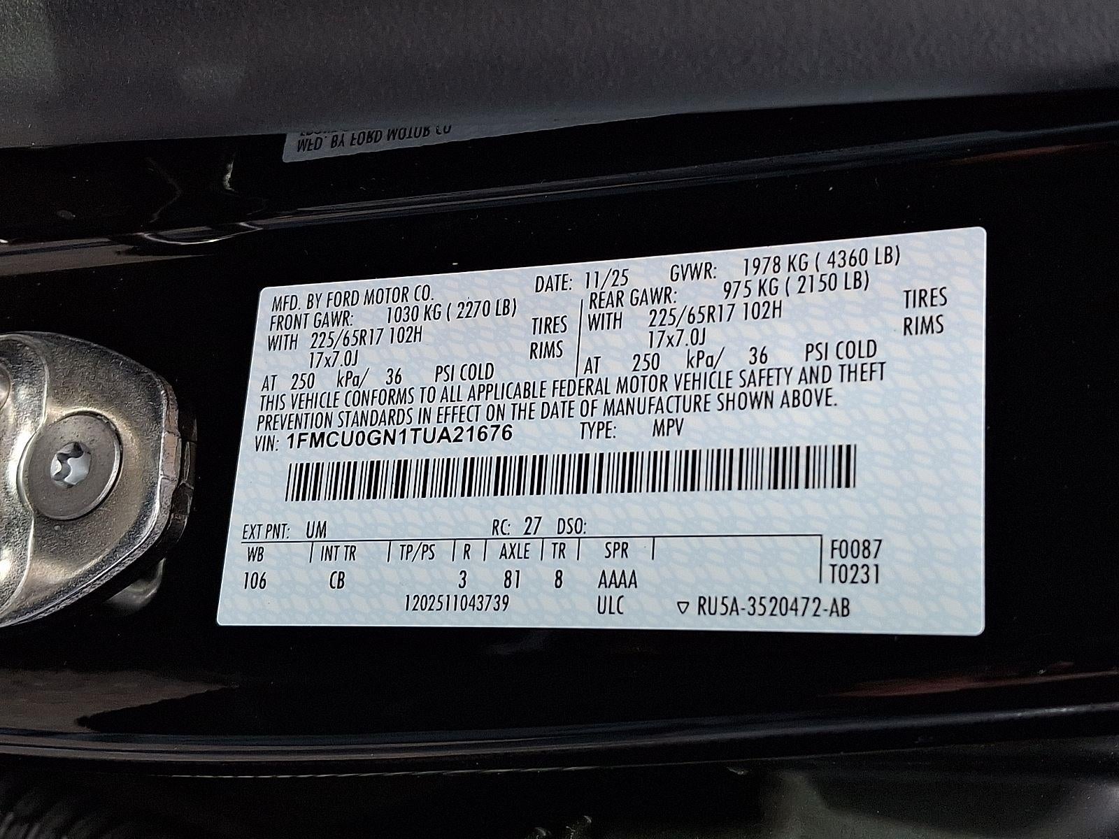 2026 Ford Escape Active