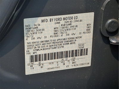 2026 Ford Explorer Active w/200A Pkg