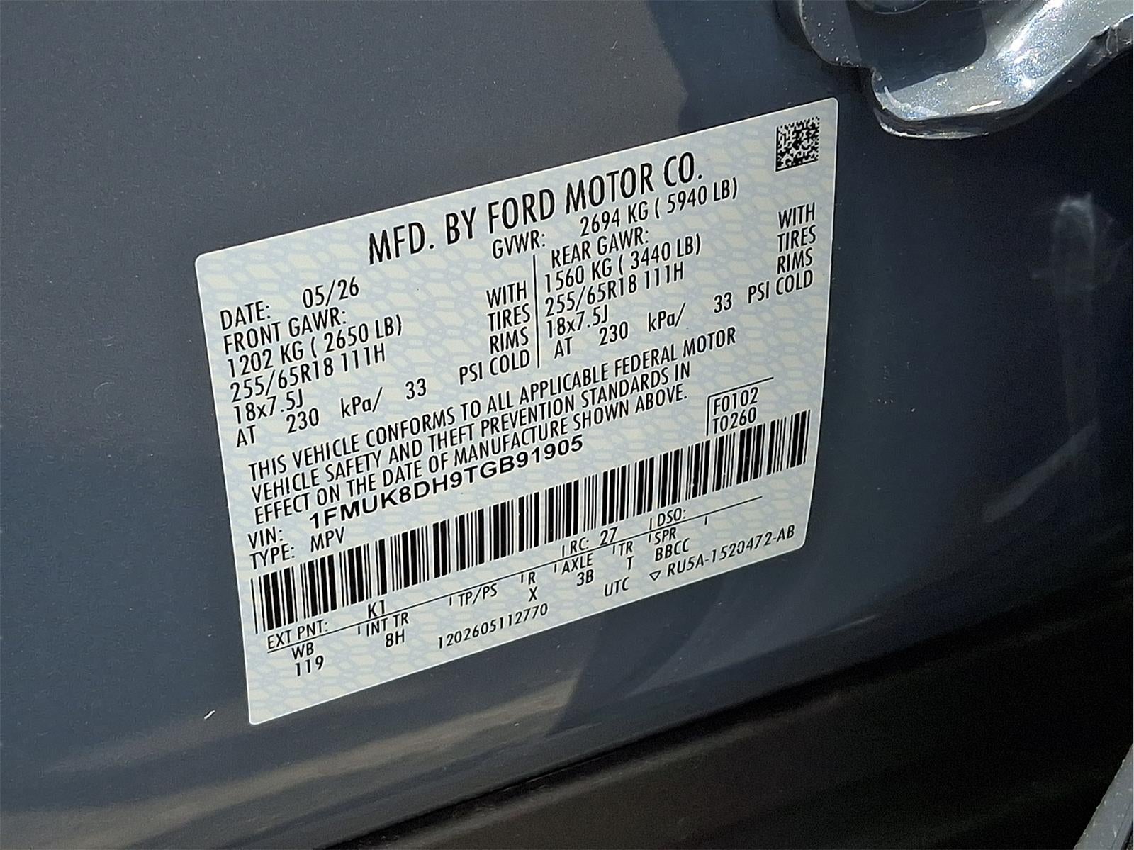 2026 Ford Explorer Active w/200A Pkg