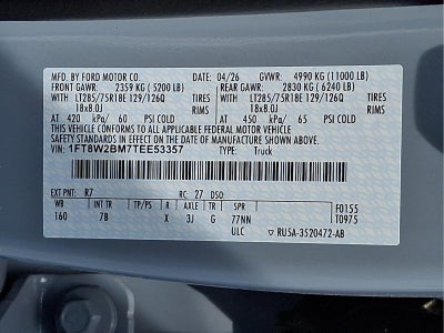 2026 Ford Super Duty F-250 Srw Platinum