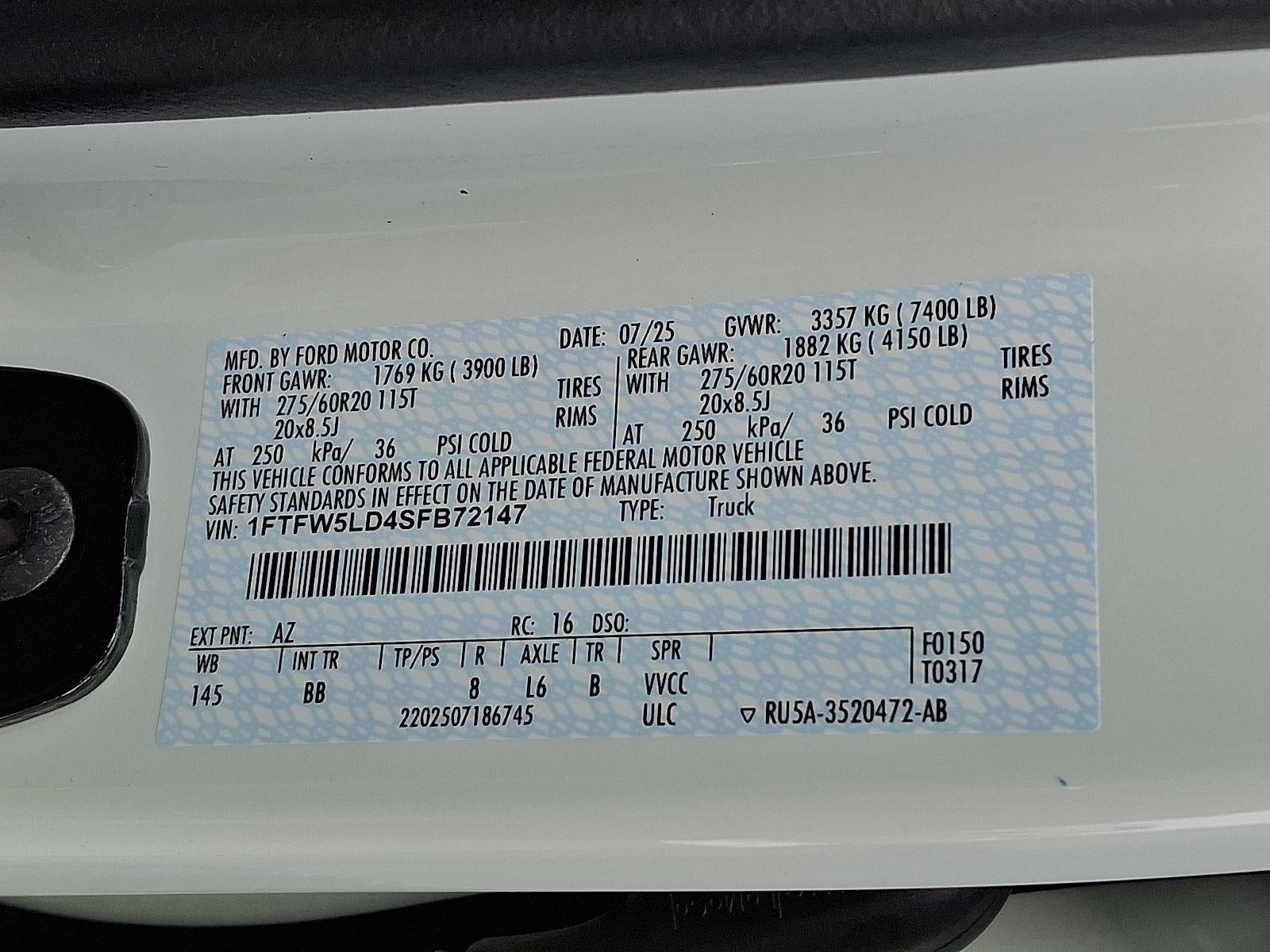 2025 Ford F-150 LARIAT