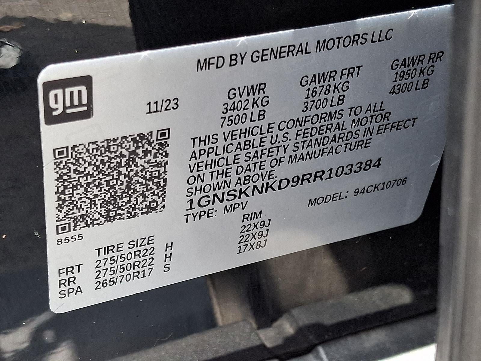 2024 Chevrolet Tahoe LT