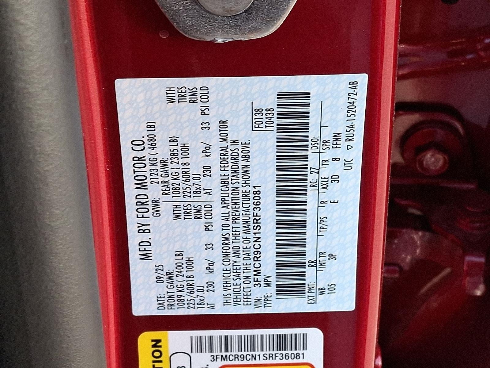 2025 Ford Bronco Sport Outer Banks