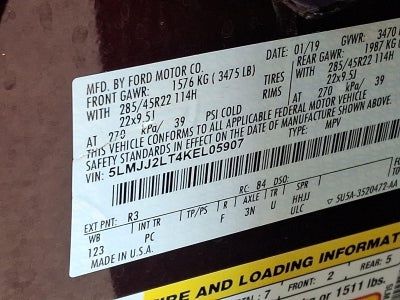 2019 Lincoln Navigator Reserve