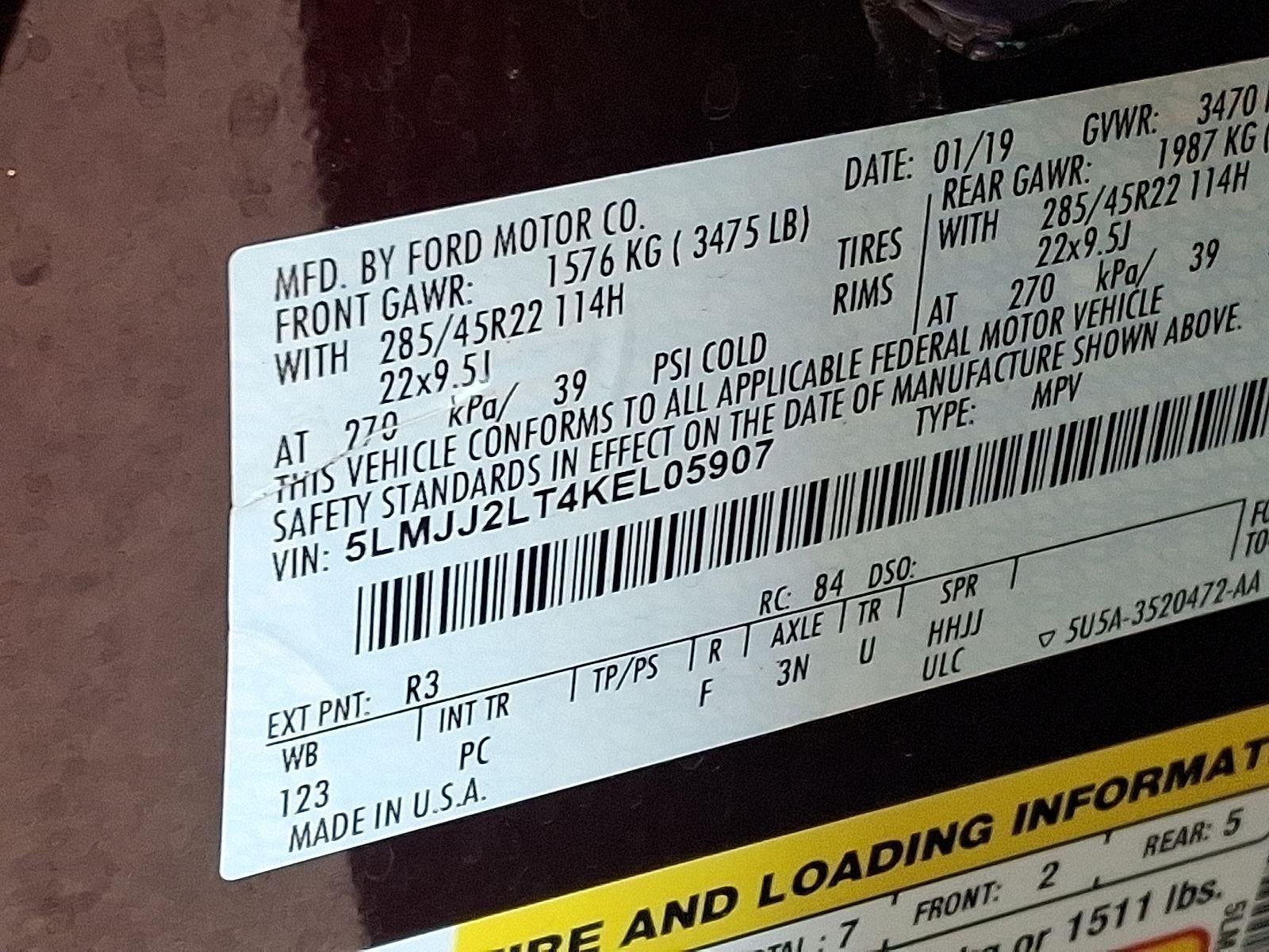 2019 Lincoln Navigator Reserve