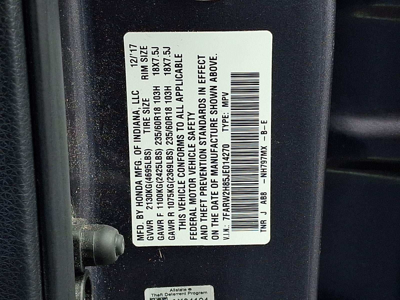 2018 Honda CR-V EX-L