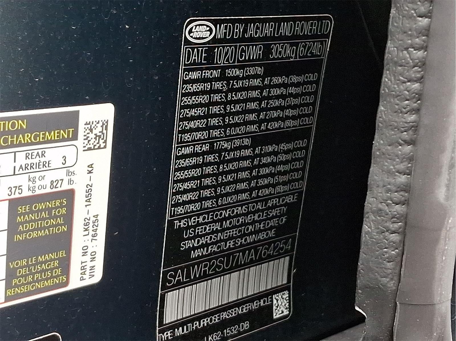 2021 Land Rover Range Rover Sport HSE Silver Edition