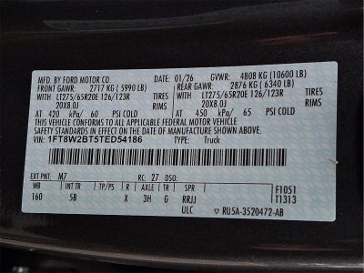 2026 Ford Super Duty F-250 SRW LARIAT