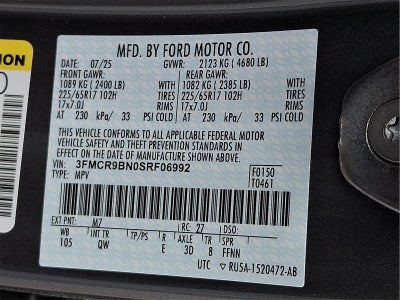 2025 Ford Bronco Sport Big Bend