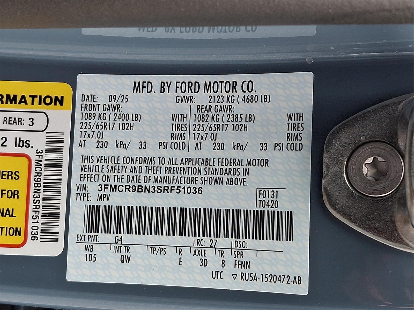 2025 Ford Bronco Sport Big Bend