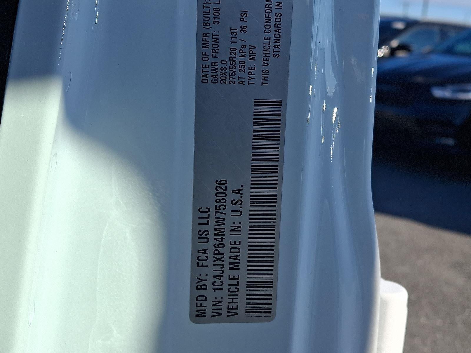 2021 Jeep Wrangler 4xe Unlimited Sahara