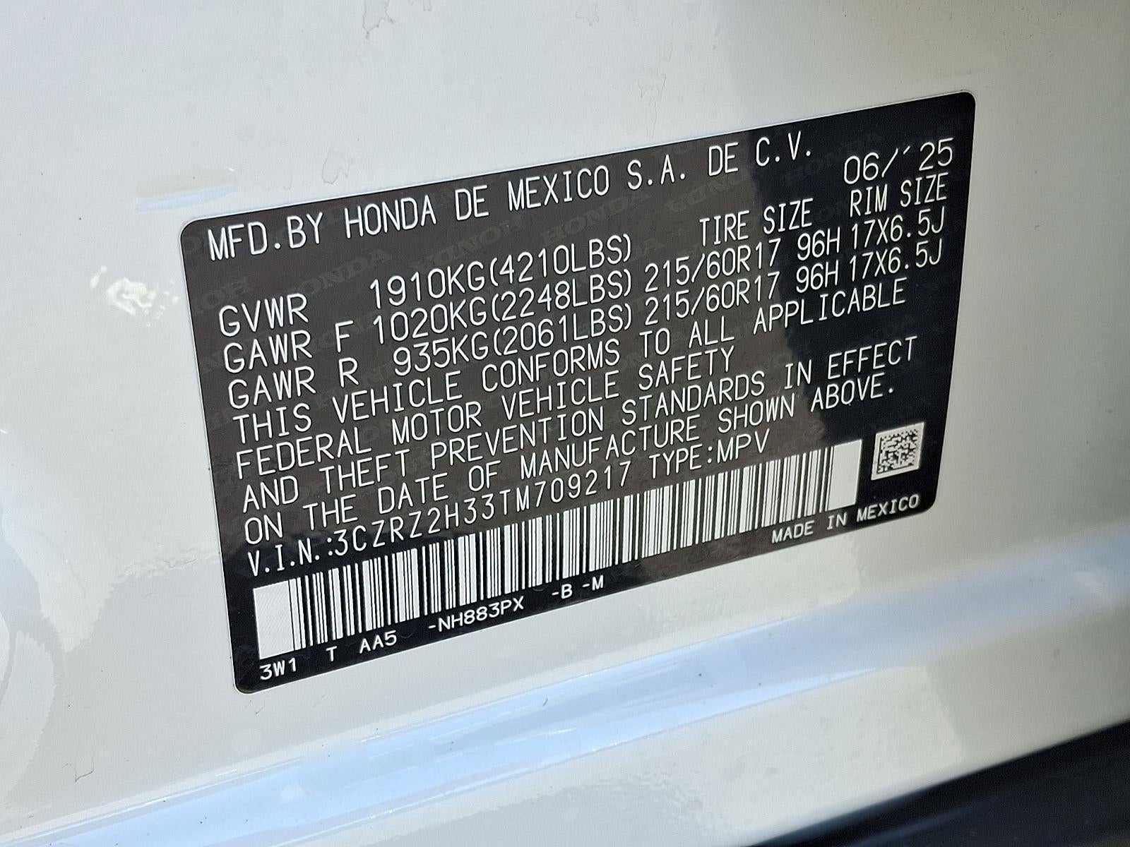 2026 Honda HR-V LX