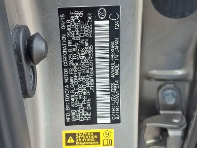 2018 Lexus ES ES 300h