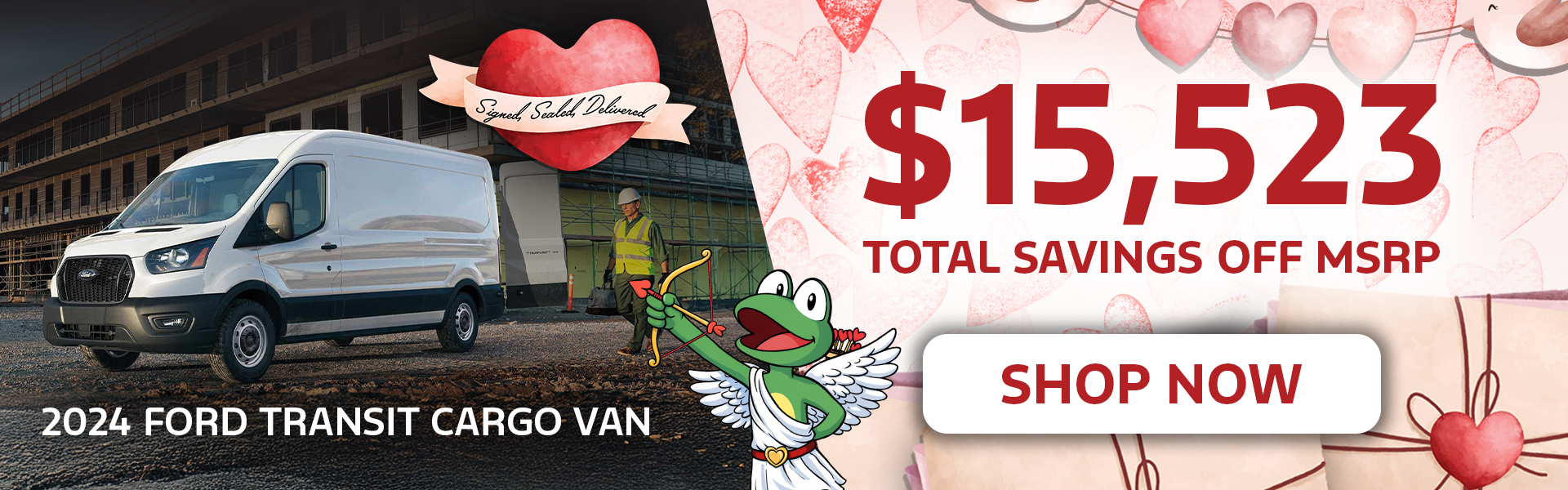 $15,523 off MSRP | 2024 Ford Transit Cargo Van