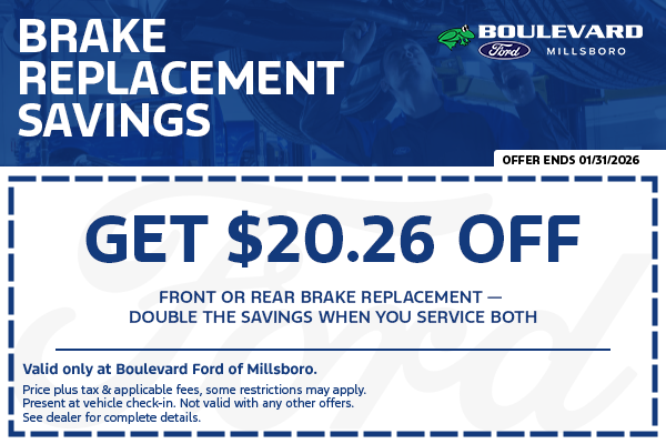 Brake Replacement Savings