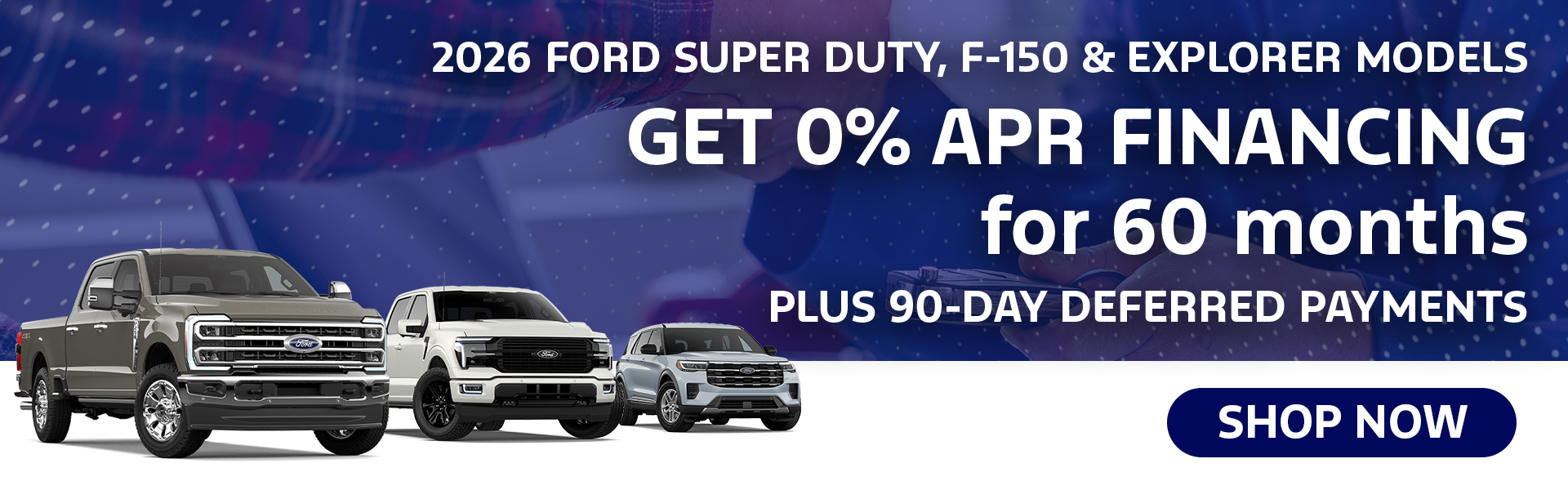 0% APR/60 Months + 90 Days No Payments